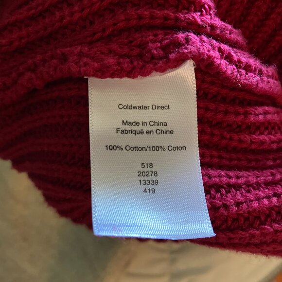 Coldwater Creek Red Ribbed Turtleneck Sweater - Picture 4 of 4